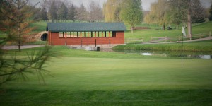 Hole 9 East Course with Covered Bridge